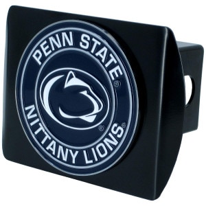 hitch cover round Penn State Nittany Lions and Athletic Logo